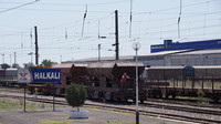 Ballast train at Halkali Station