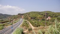 High-speed line near Castellbisbal