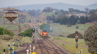 CLF4 leading freight through Yass Junction