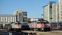 9xx Locomotives at Caltrain Station