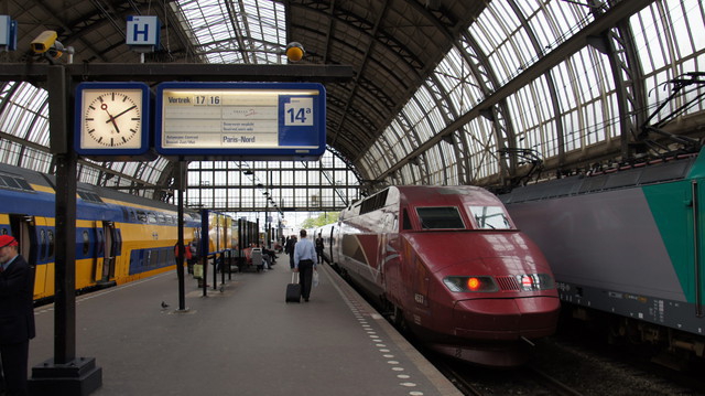 Thalys at Amsterdam