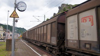 Freight passing St Goarshausen