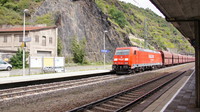 DB185 passing St Goarshausen