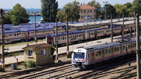 Passenget EMUs at Haydarpaşa Station