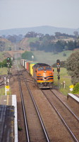 CLF4 leading freight through Yass Junction