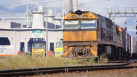 NR89 departing with intermodal