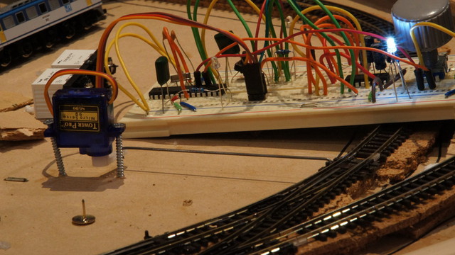 Prototype Arduino + Servo controlling point