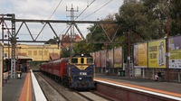 Steamrail from Sandringham through South Yarra Station