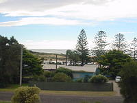 a view from the house at the coast