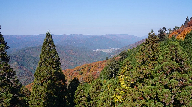 View from Rope-Hiei Cable Car