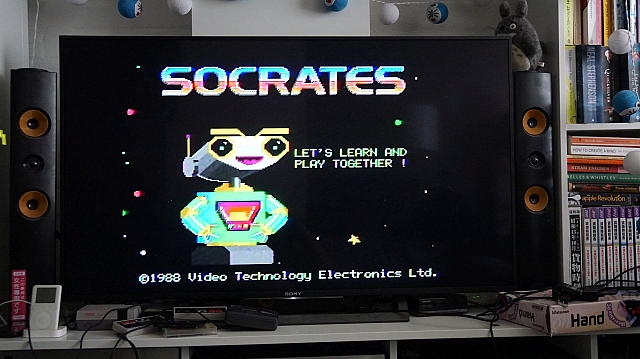Tested and Working! Socrates educational video system w/ power adapter 