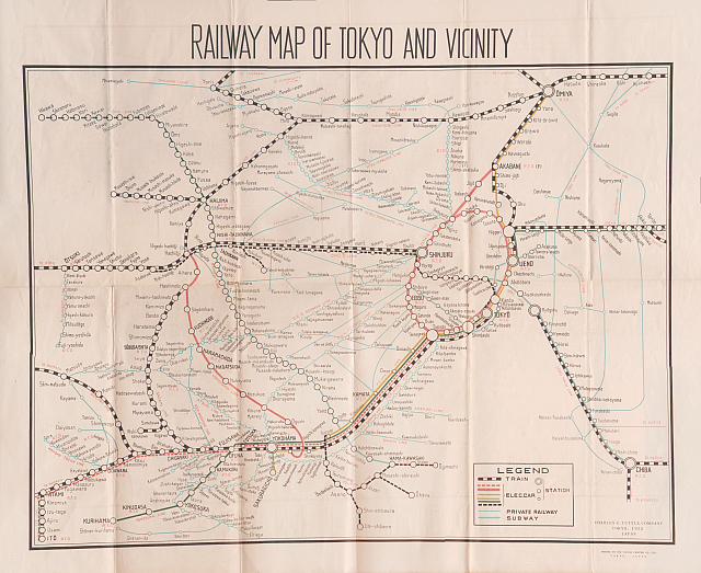 Tokyo Railway Map