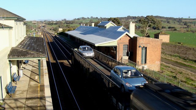 Indian Pacific at Yass Junction