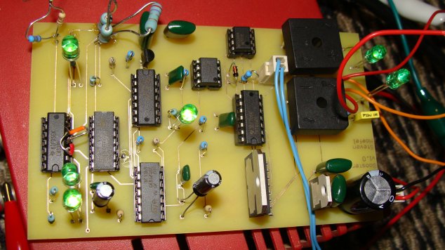 Circuit board constructed and operational 