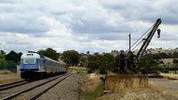 XPT leaves Gunning Station_001