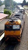 Southbound freight through Moss Vale