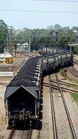 Coal passes Maitland towards Newcastle