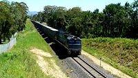 Southbound freight somewhere after Coffs