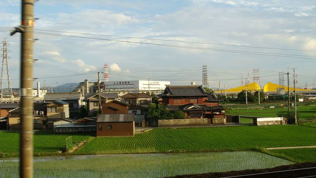 View from Nihonkai between Osaka and Kyoto