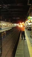 Thunderbird arriving at Osaka Station