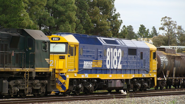 X46 and 8182 shunting Oil in Fyshwick