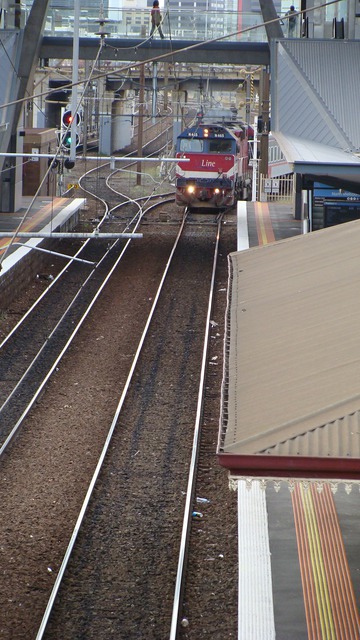 NR passing North Melbourne
