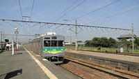 Chichibu EMU approaching Takekawa Station