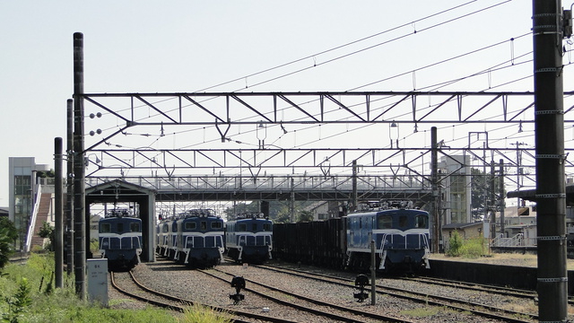 Chichibu locos  in Takekawa yard