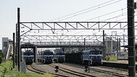 Chichibu locos  in Takekawa yard