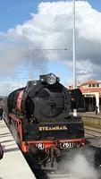 R761 on return Steamrail train at Seymour