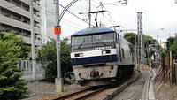 EF210 departs Umeda Yards