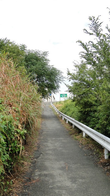Path along south-east side of Yodogawa Bridge