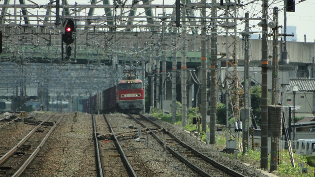 EF510 approaching Ibaraki