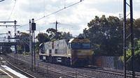 NRs light engine at Middle Footscray