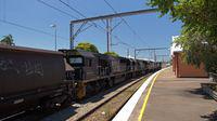 82 on coal passing Broadmeadow Station