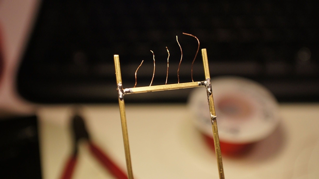 Soldering without melting wires