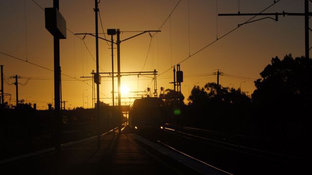 Sunset at Middle Footscray