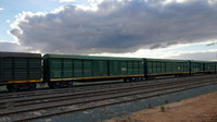 Stored FA wagons at Echuca