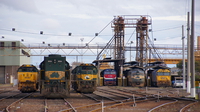 Complete array of locos at the fuel point