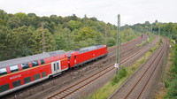 Loco hauled departing Bochum
